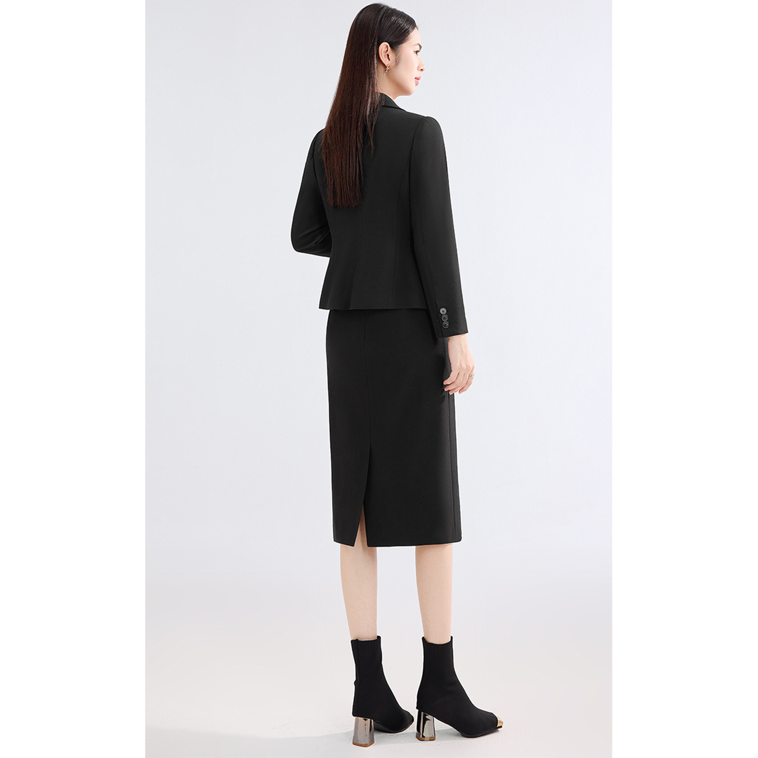 Allingentle Blue Women's Skirt - Womens Blazer ulasan dan harga