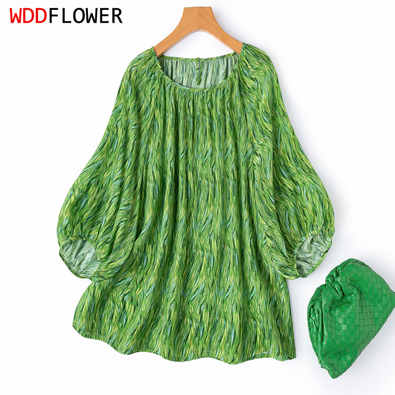 100% Mulberry Silk Crepe Silk  - Silk Blouse ulasan dan harga