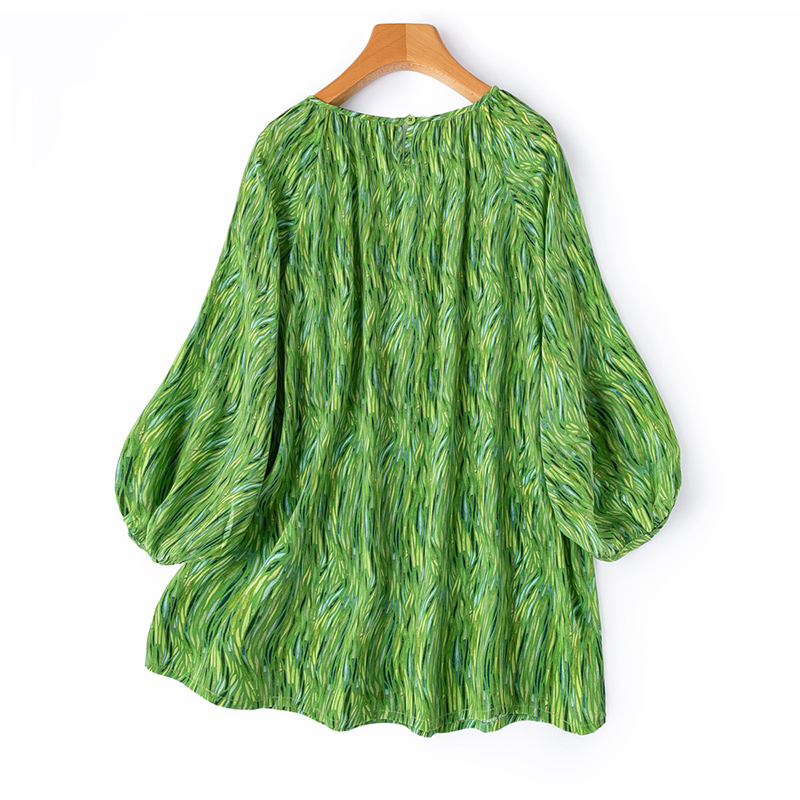100% Mulberry Silk Crepe Silk  - Silk Blouse ulasan dan harga