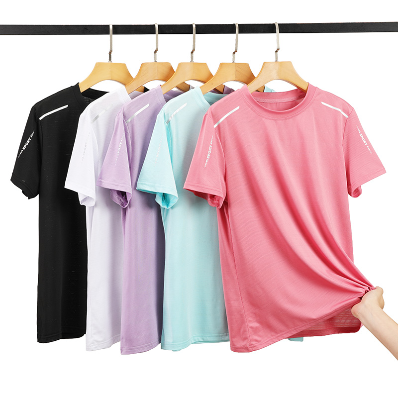 Women Quick-Drying Running T-S - Silk Blouse ulasan dan harga