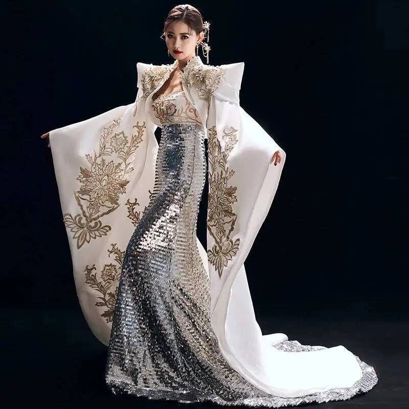 Elegant Chinese Style Host Eve - Formal Dress ulasan dan harga