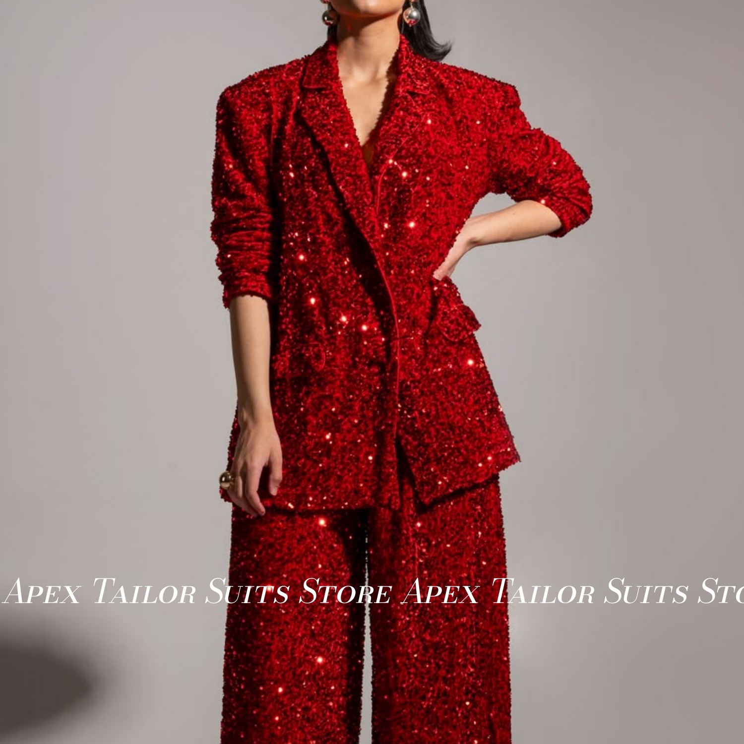 Sparkly Sequin Women Blazer Tw - Womens Blazer ulasan dan harga
