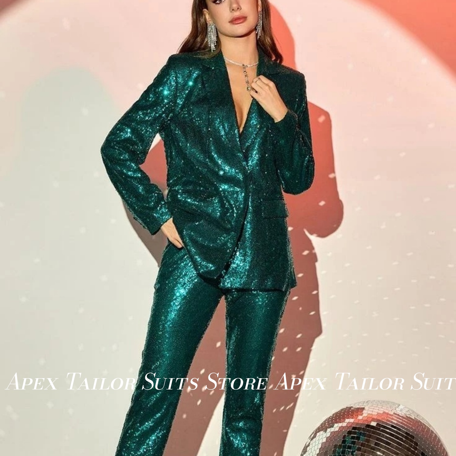 Fashion Women Suit Set Green G - Womens Blazer ulasan dan harga