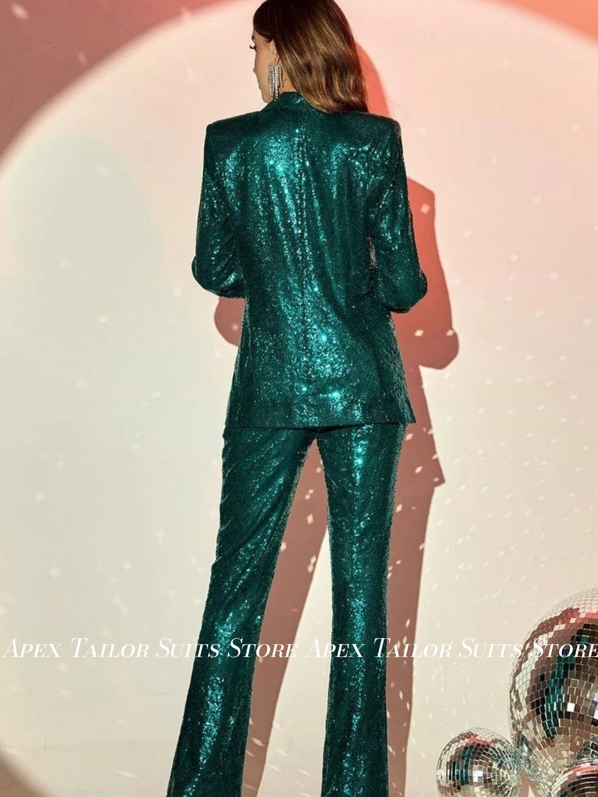 Fashion Women Suit Set Green G - Womens Blazer ulasan dan harga